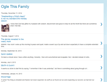 Tablet Screenshot of oglethisfamily.blogspot.com