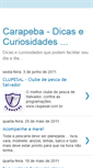 Mobile Screenshot of carapeba.blogspot.com