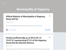 Tablet Screenshot of hagonoydavaodelsur.blogspot.com