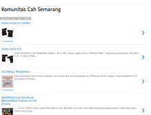 Tablet Screenshot of komunitascahsemarang.blogspot.com