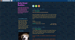 Desktop Screenshot of bullybreedbuddies.blogspot.com