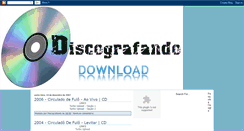 Desktop Screenshot of discografandodownload.blogspot.com