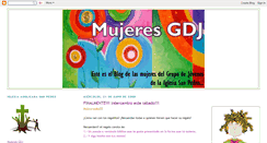 Desktop Screenshot of mujeres-gdj.blogspot.com