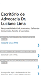 Mobile Screenshot of lucianolimaadvocacia.blogspot.com