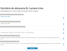 Tablet Screenshot of lucianolimaadvocacia.blogspot.com