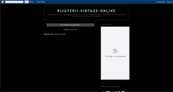 Desktop Screenshot of bijuterii-vintage-online.blogspot.com