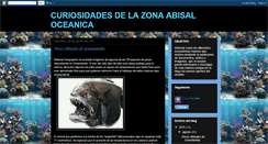 Desktop Screenshot of curiosidadesdelarecifeabismal-suzumi.blogspot.com