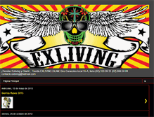 Tablet Screenshot of exlivinglam.blogspot.com