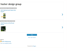 Tablet Screenshot of hockerdesigngroup.blogspot.com