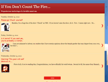 Tablet Screenshot of dontcountthefire.blogspot.com