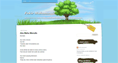 Desktop Screenshot of fakirmuhammad.blogspot.com