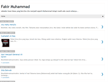 Tablet Screenshot of fakirmuhammad.blogspot.com