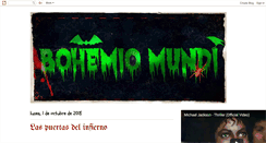 Desktop Screenshot of bohemiomundi.blogspot.com