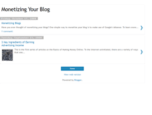 Tablet Screenshot of monetizingyourblogs.blogspot.com