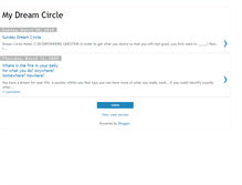 Tablet Screenshot of mydreamcircle.blogspot.com