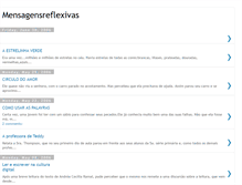 Tablet Screenshot of mensagensreflexivas.blogspot.com