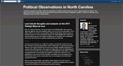 Desktop Screenshot of politicsnc.blogspot.com