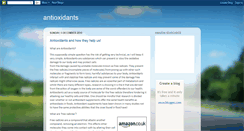 Desktop Screenshot of antioxidantsandfreeradicles.blogspot.com