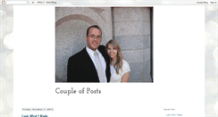 Desktop Screenshot of coupleofposts.blogspot.com