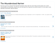 Tablet Screenshot of misunderstoodmariner.blogspot.com