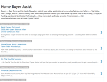 Tablet Screenshot of homebuyerassist.blogspot.com