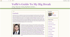 Desktop Screenshot of mybigbreakmovie.blogspot.com