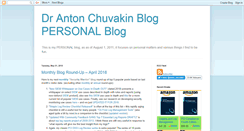 Desktop Screenshot of chuvakin.blogspot.com