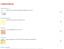 Tablet Screenshot of elmisteriolibros.blogspot.com