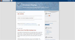 Desktop Screenshot of klinebergklippings.blogspot.com