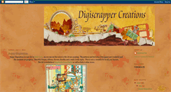 Desktop Screenshot of digiscrappercreations.blogspot.com