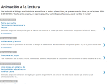 Tablet Screenshot of animacionalaectura.blogspot.com