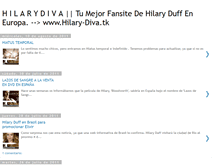 Tablet Screenshot of hilary-diva.blogspot.com