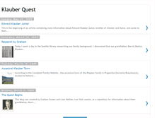 Tablet Screenshot of klauberquest.blogspot.com