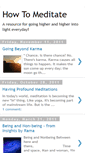 Mobile Screenshot of meditationtrainings.blogspot.com