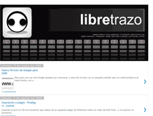 Tablet Screenshot of libretrazo.blogspot.com