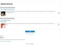 Tablet Screenshot of dealmantras.blogspot.com