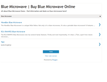 Tablet Screenshot of blue-microwave.blogspot.com