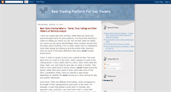 Desktop Screenshot of besttradingplatformfordaytraders.blogspot.com