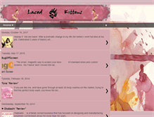 Tablet Screenshot of lacedkittens.blogspot.com