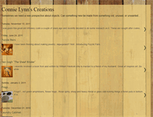 Tablet Screenshot of connielynnscreations.blogspot.com