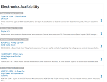 Tablet Screenshot of electronics-availability.blogspot.com