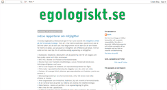 Desktop Screenshot of egologiskt.blogspot.com