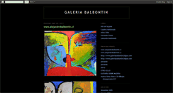 Desktop Screenshot of galeriabalbontin.blogspot.com
