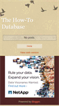 Mobile Screenshot of howtodatabase.blogspot.com