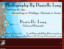 Tablet Screenshot of photographydaniellelong.blogspot.com