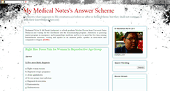 Desktop Screenshot of answerschemeformymedicalnotes.blogspot.com