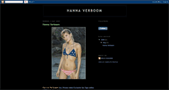 Desktop Screenshot of hanna--verboom.blogspot.com