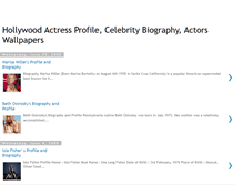 Tablet Screenshot of hollywood-celebrity-profile.blogspot.com