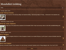 Tablet Screenshot of mondulkiritrekking.blogspot.com