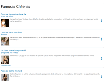 Tablet Screenshot of chilefamosas.blogspot.com